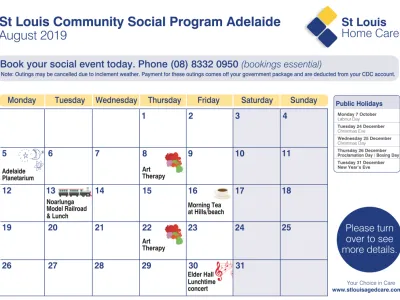 Community Social Program Aug