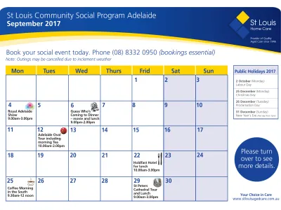 September Community Social Adelaide
